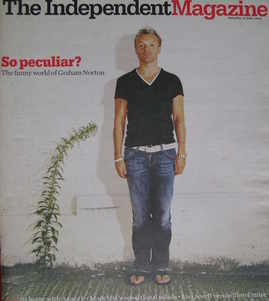 The Independent magazine - Graham Norton cover (30 July 2005)