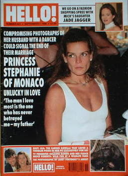 Hello! magazine - Princess Stephanie cover (7 September 1996 - Issue 423)