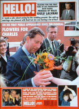 Hello! magazine - Prince Charles cover (27 September 1997 - Issue 477)