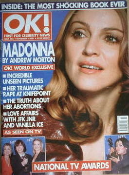 OK! magazine - Madonna cover (2 November 2001 - Issue 288)