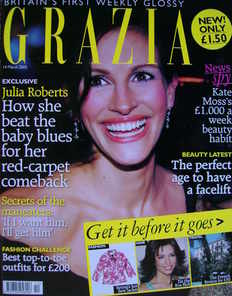 <!--2005-03-14-->Grazia magazine - Julia Roberts cover (14 March 2005)