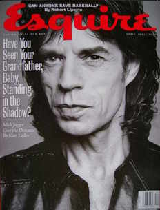 <!--1993-04-->Esquire magazine - Mick Jagger cover (April 1993 - US Edition