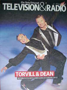 Television&Radio magazine - Jayne Torvill and Christopher Dean cover (12 Ja