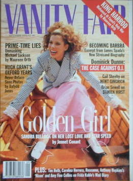 <!--1995-09-->Vanity Fair magazine - Sandra Bullock cover (September 1995)
