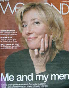 Weekend magazine - Emma Thompson cover (10 January 2009)