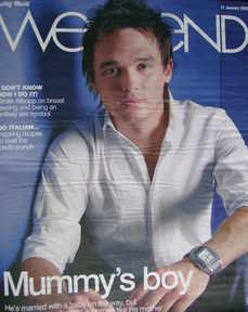 Weekend magazine - Gareth Gates cover (31 January 2009)