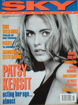 <!--1991-11-->Sky magazine - Patsy Kensit cover (November 1991)