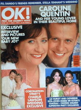 OK! magazine - Caroline Quentin cover (4 June 1999 - Issue 164)