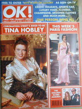 OK! magazine - Tina Hobley cover (30 January 1998 - Issue 95)