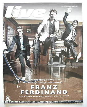 Live magazine - Franz Ferdinand cover (12 April 2009)