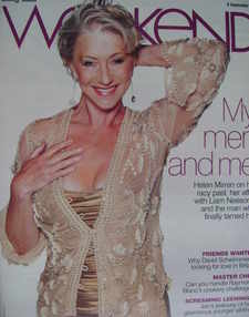 Weekend magazine - Helen Mirren cover (8 September 2007)