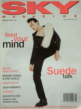 Sky magazine - Suede cover (February 1994)