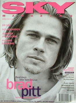 <!--1994-03-->Sky magazine - Brad Pitt cover (March 1994)