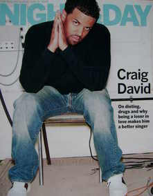 Night & Day magazine - Craig David cover (31 July 2005)
