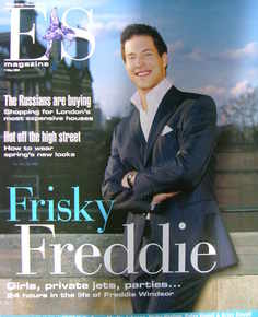 <!--2004-05-07-->Evening Standard magazine - Freddie Windsor cover (7 May 2