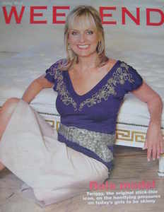 <!--2006-03-18-->Weekend magazine - Twiggy cover (18 March 2006)