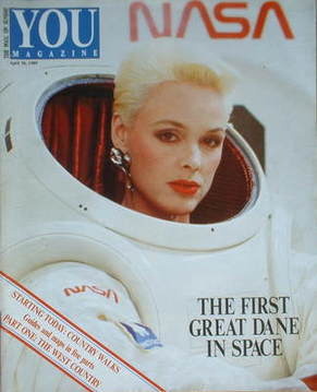 <!--1989-04-30-->You magazine - Brigitte Nielsen cover (30 April 1989)