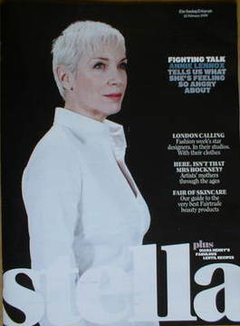 <!--2009-02-22-->Stella magazine - Annie Lennox cover (22 February 2009)