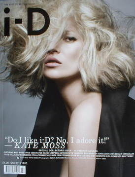 i-D magazine - Kate Moss cover (March 2009)