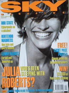 <!--1991-05-->Sky magazine - Julia Roberts cover (May 1991)