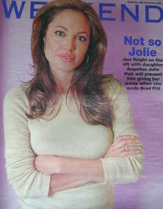 Weekend magazine - Angelina Jolie cover (26 November 2005)