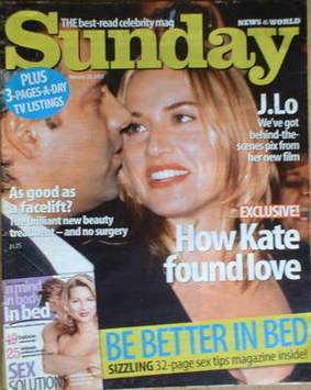 Sunday magazine - 20 January 2002 - Kate Winslet and Sam Mendes cover