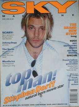 Sky magazine - Stephen Dorff cover (June 1995)
