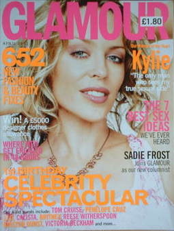 <!--2002-04-->Glamour magazine - Kylie Minogue cover (April 2002)