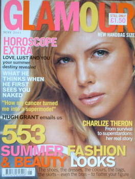 <!--2001-05-->Glamour magazine - Charlize Theron cover (May 2001)