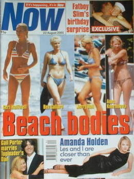 Now magazine - Beach Bodies cover (22 August 2001)