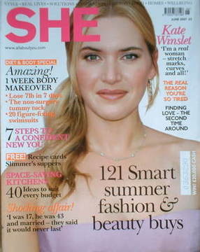 <!--2007-06-->She magazine (June 2007 - Kate Winslet cover)