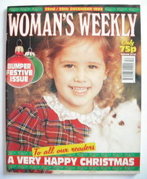 Woman's Weekly magazine (22 December 1992)