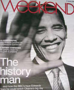 Weekend magazine - Barack Obama cover (17 January 2009)