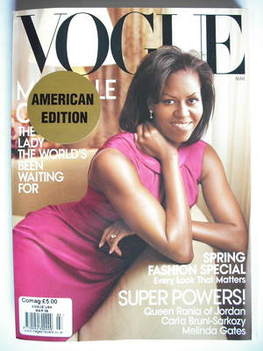 US Vogue magazine - March 2009 - Michelle Obama cover