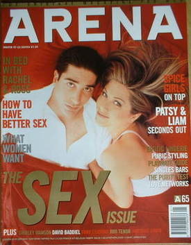 Arena magazine - January 1997/February 1997 - Jennifer Aniston and David Schwimmer cover
