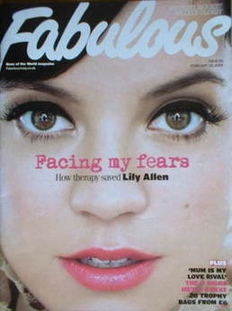 <!--2009-02-22-->Fabulous magazine - Lily Allen cover (22 February 2009)