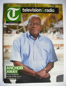 Television&Radio magazine - Sir Trevor McDonald cover (27 June 2009)