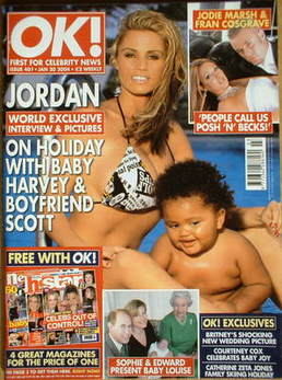 OK! magazine - Jordan Katie Price and Harvey cover (20 January 2004 - Issue 401)