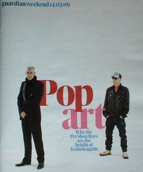 The Guardian Weekend magazine - 14 March 2009 - The Pet Shop Boys cover