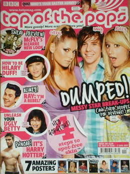 Top of the Pops magazine - Star Break-Ups cover (14 March 2007-3 April 2007)