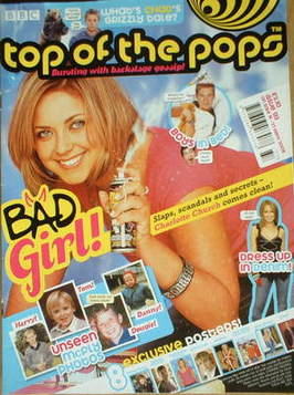 Top Of The Pops magazine - Charlotte Church cover (14-21 September 2005)