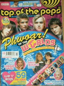 Top Of The Pops magazine - McFly cover (11-30 August 2005)