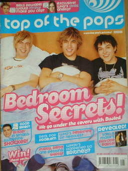 Top Of The Pops magazine - Busted cover (May 2004)