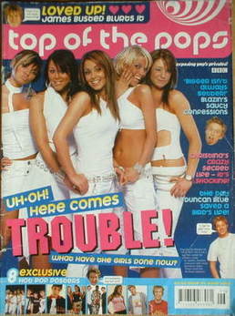 Top Of The Pops magazine - Girls Aloud cover (June 2004)