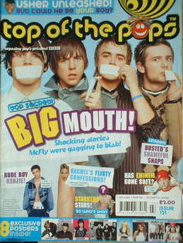 Top Of The Pops magazine - McFly cover (1 March-28 March 2005)