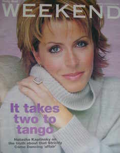 Weekend magazine - Natasha Kaplinsky cover (23 October 2004)