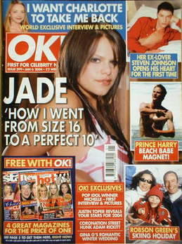OK! magazine - Jade Goody cover (6 January 2004 - Issue 399)
