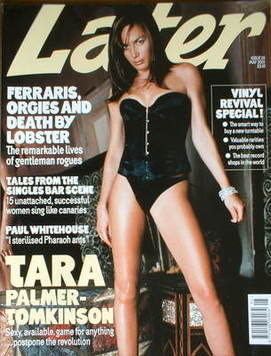 Later magazine - Tara Palmer-Tomkinson cover (May 2001)