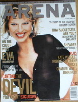 <!--1996-10-->Arena magazine - October 1996 - Eva Herzigova cover