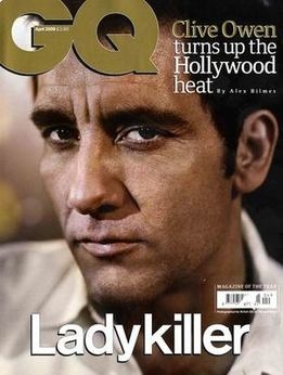British GQ magazine - April 2009 - Clive Owen cover